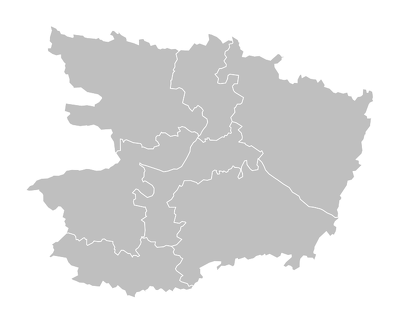 Carte des circonscriptions législatives réalisées par Jérôme Cukier - CC-BY-SA