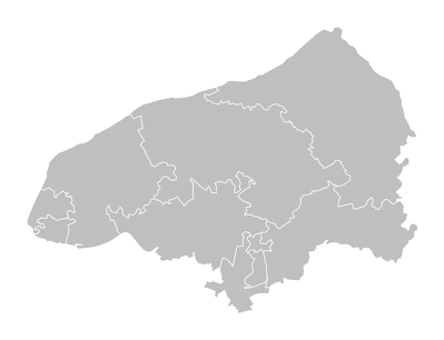 Carte des circonscriptions législatives réalisées par Jérôme Cukier - CC-BY-SA